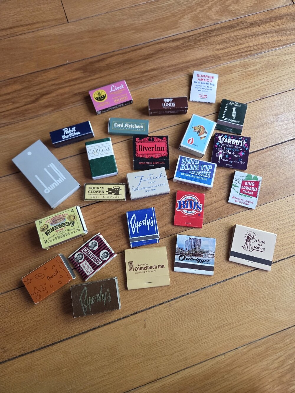 Vintage Assorted Matchbook Collection - Multi-Color Vintage Home Accents